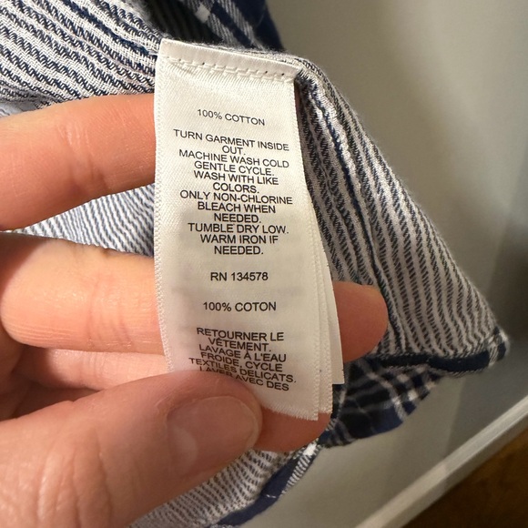 NWT Vineyard Vines Check Double Cloth Whale Shirt, Sz Sm - Picture 7 of 9